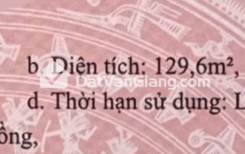 Đất Văn Giang 129.6m2 Mặt Tiền 6m Nở Hậu Vượng Khí Ô Tô Chạy Vèo Vèo